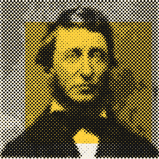 Printed photo of Henry David Thoreau