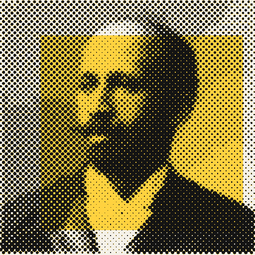 Printed photo of W. E. B. Du Bois