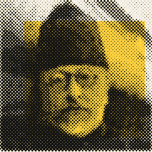 Printed photo of Abul Kalam Azad