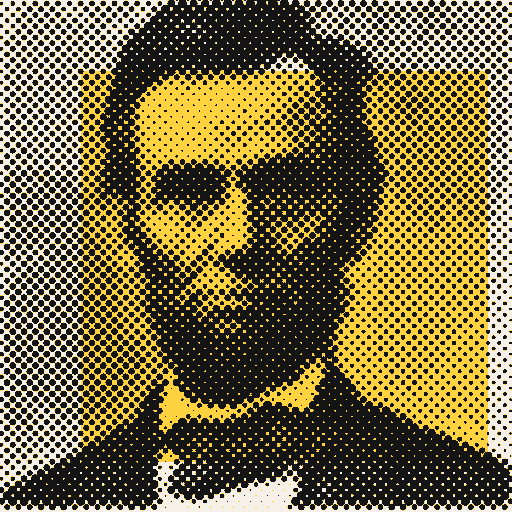 Printed photo of Abraham Lincoln