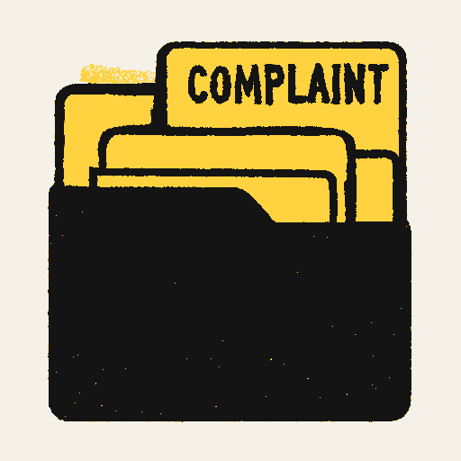 Printed symbol for Proprietary Education Oversight Act: Student complaint file folder