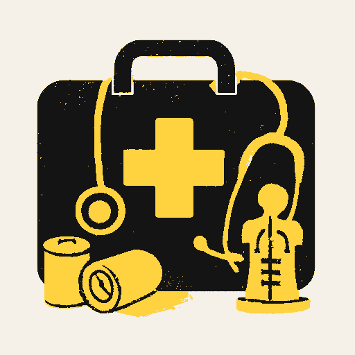 Printed symbol for Tribal Healthcare Grants: Healthcare training medical kit
