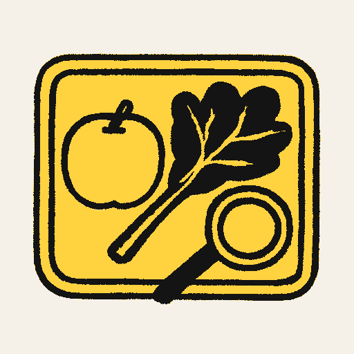 Printed symbol for SAFE FOOD Act: Fresh produce inspection tray
