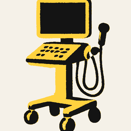 Printed symbol for Rural Health Focus Act: Portable ultrasound machine