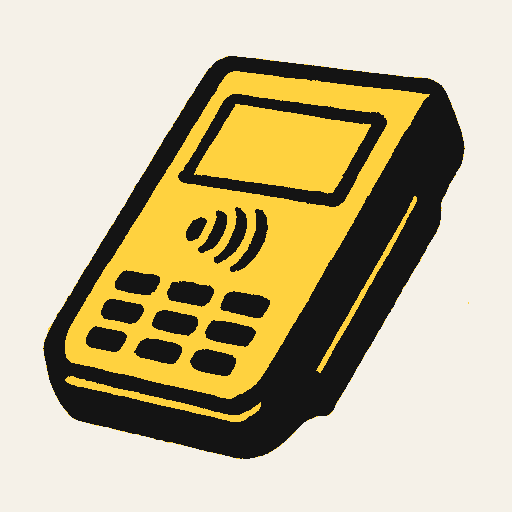 Printed symbol for Digital Payment Regulation: Contactless payment terminal