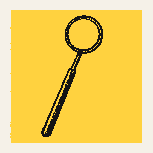 Printed symbol for Affordable Dental Care: Dental examination mirror